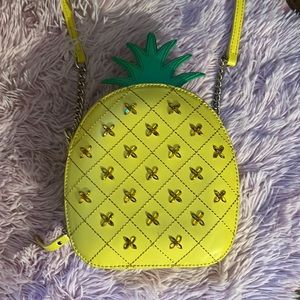 Kate spade yellow pineapple bag (medium use, has all gems and Kate spade tag)